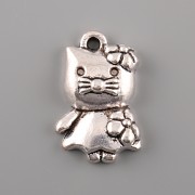 Přívěsek Hello Kitty tlouštík - platina