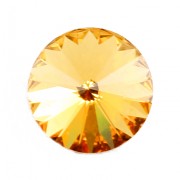 Swarovski Elements Rivoli 1122 – Light Topaz Foiled – 6mm