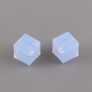 Korálky Swarovski Elements – kostička 5601 – Air Blue Opal - 6mm