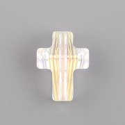 Křížek korálek Swarovski Elements 5378 - Crystal AB - 14mm