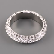 Pavé Ring Swarovski Elements 185001 01 – Crystal - 1 dírka