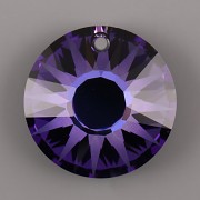 Sluníčkový přívěsek MATOVANÝ Swarovski Elements 6724 - Heliotrope P - 12mm