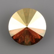 Swarovski Elements Rivoli 1122 – Metalic Sunshine Foiled – 10mm