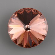 Swarovski Elements Rivoli 1122 – Blush Rose Foiled – 8mm