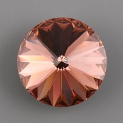 Swarovski Elements Rivoli 1122 – Blush Rose Foiled – 12mm
