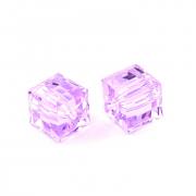 Korálky Swarovski Elements – kostička 5601 – Violet – 6mm