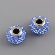 BeCharmed Pavé korálky Swarovski Elements 180101 - Sapphire