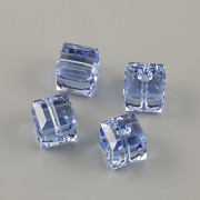 Korálky Swarovski Elements – kostička 5601 – Light Sapphire – 8mm