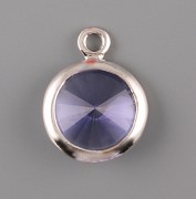 OKATÁ Rivoli Swarovski Elements - Tanzanite - 1 očko - 12mm