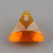 Swarovski Elements přívěsky 6628 - XILION Triangle - Tangerine - 12mm