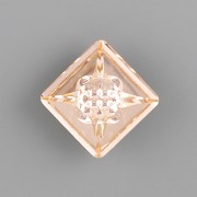 VISION Square Swarovski Elements 4481 – Light Peach Foiled - 12mm