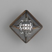 VISION Square Swarovski Elements 4481 – Silver Night Foiled - 12mm