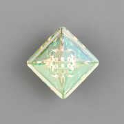 VISION Square Swarovski Elements 4481 – Luminous Green Foiled - 12mm