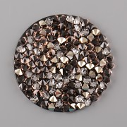 Crystal Rocks Swarovski Elements - Peach Gold na černém podkladu - 25mm