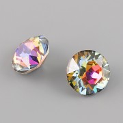 Swarovski Elements XILION Chaton 1088 – Volcano Foiled – 8mm