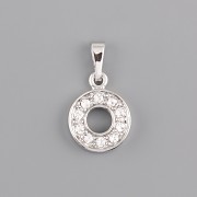Přívěsek GIRO se Swarovski Elements - rhodium