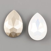 Slza Swarovski Elements 4327 - White Opal Foiled - 30mm