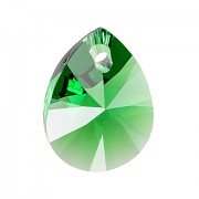 Swarovski Elements přívěsky 6128 – Mini Pear – Dark Moss Green – 10mm