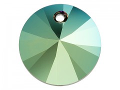 Swarovski Elements přívěsky 6428 – Rivoli – Iridescent Green – 8mm