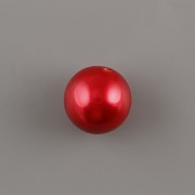 Hlavička PANENKY - perla červená 13mm