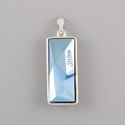 Přívěsek pro 4924 Kaputt Baguette Swarovski Elements 23mm - rhodium