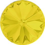 Swarovski Elements Rivoli 1122 – Yellow Opal Foiled – 8mm