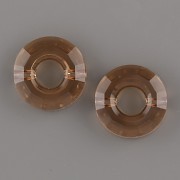 Ring Bead 5139 Swarovski Elements - Light Smoked Topaz 12,5mm