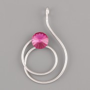 Přívěsek SWIRL pro Rivoli Swarovski Elements 10mm