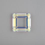 Swarovski Elements 4439 – Square Ring – Crystal AB – 14mm