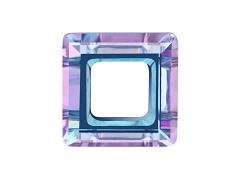 Swarovski Elements 4439 – Square Ring – Vitrail Light – 20mm