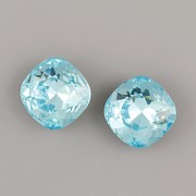 Fancy Stone Swarovski Elements 4470 – Light Turquoise Foiled – 12mm