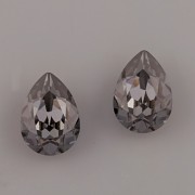 Slzička Swarovski® Crystal 4320 - Silver Night 8mm