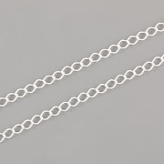 Řetízek TWIST 4mm - METRÁŽ za 1cm - Ag925