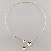 OBRUČ pro 4 Rivoli Swarovski Elements - růžově pozlaceno