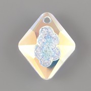 Swarovski přívěsky 6926 – Growing Crystal Rhombus – Crystal AB - 26mm