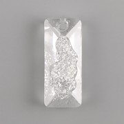 Swarovski přívěsky 6925 – GROWING CRYSTAL RECTANGLE – Crystal - 36mm