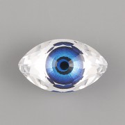 OKO EYE Swarovski Crystals 4775 – Modré – 18mm