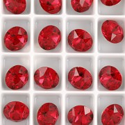 Swarovski Elements XIRIUS Chaton 1088 – Scarlet Foiled – 10mm