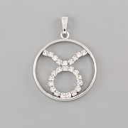 Znamení zvěrokruhu BÝK - přívěsek s kamínky Swarovski