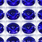 Swarovski Elements Rivoli 1122 – Majestic Blue Foiled - 12mm