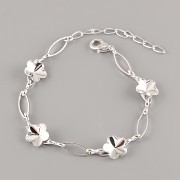 Náramek pro Flower 4474 Swarovski Elements - rhodium