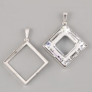 Přívěsek KOSÝ pro Square Ring 20mm - rhodiováno