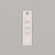 Přívěsek YES YOU CAN - Ag925 rhodium